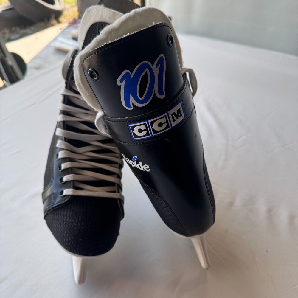 Hockey Ice Skates CCM Rapide 101 Black US Men's Size 11 Lace Up SL-1000 - Picture 4 of 10
